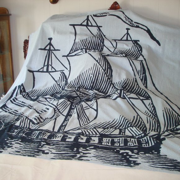 Anthropologie Bath Anthropologie Thomas Paul Galleon Shower Curtain